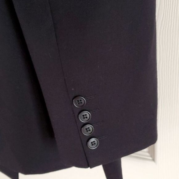 EUC Stefano Ricci Mens Wool Blazer Dress Suit Jacket Coat Lined Size IT 56 Black - Picture 4 of 10